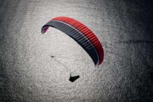 Paragliding over the Atlantic Ocean, Tenerife, aerial view, Canary Islands, Spain Paragliding over the Atlantic Ocean, Tenerife, aerial view, Canary Islands, Spain